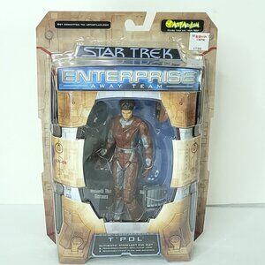 Star Trek Enterprise Away Team 2002 Art Asylum 7" Figure T'Pol NEW Sealed